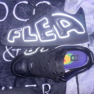 AIR FORCE 1 'FLEA' Design ( BLACK)